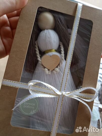 Ангел макраме. Кукла макраме. Подарок