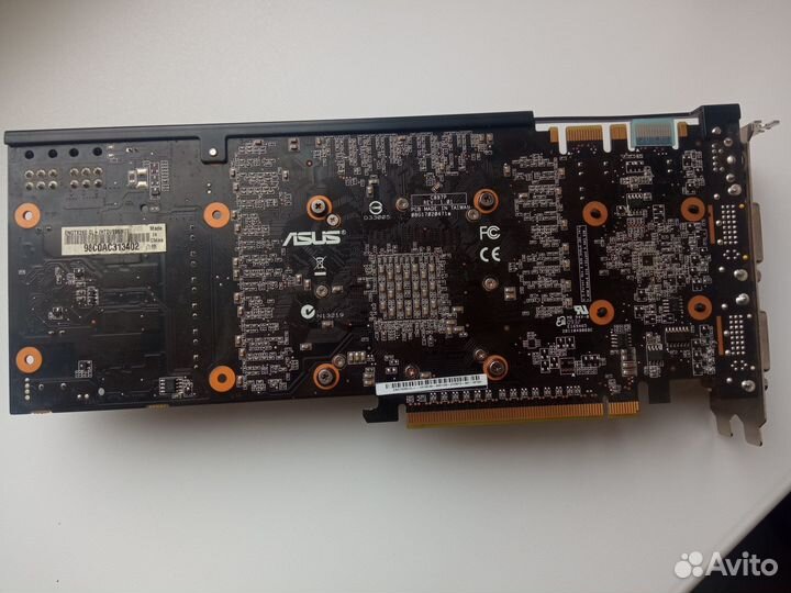Видеокарта asus nvidia GeForce GTX 260 896мб DDR3