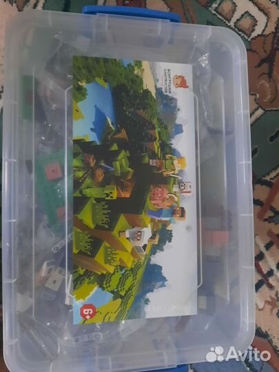 Lego майнкрафт деревня