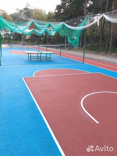 Покрытие из резиновой крошки