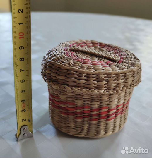 Шкатулка плетеная