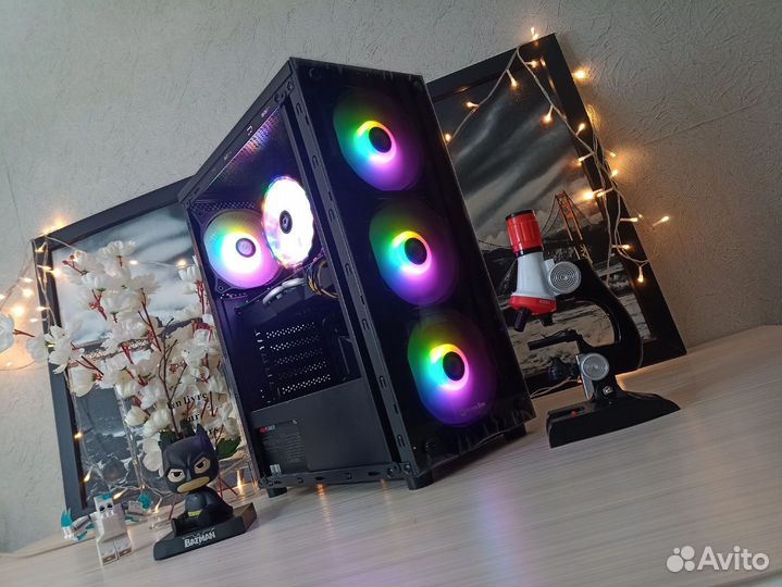 Пк (10 ядер, RX580 8GB gddr5, 16GB озу, 512GB SSD)