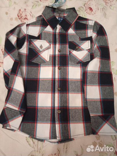 Рубашки новые размер 116,122,128,134