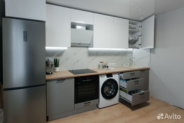 Угловая кухня «Сансет» + духовка в подарок