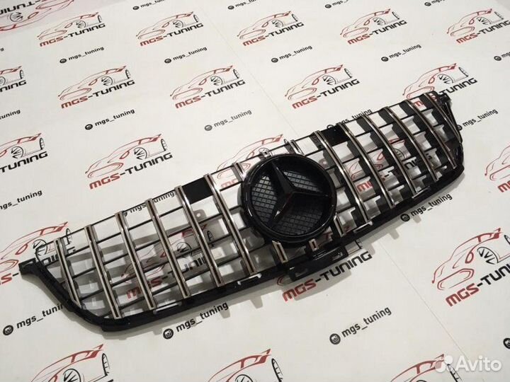 Решетка на Mercedes ML w166 GT Chrome