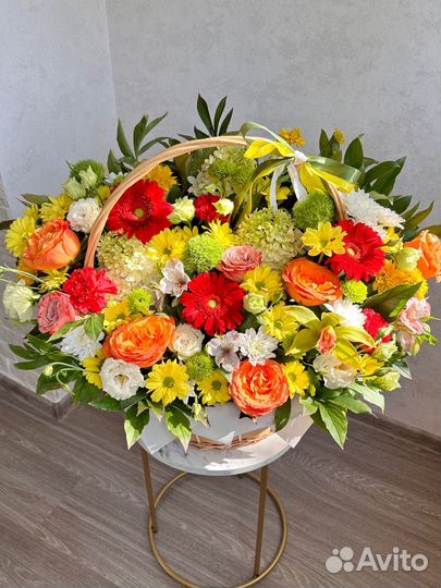 Живые цветы букеты