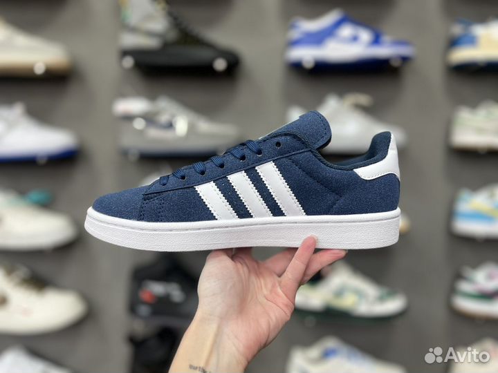 Кроссовки adidas campus deep blue