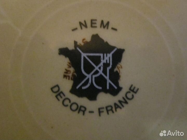 Блюдо фарфоровое Франция дэкор