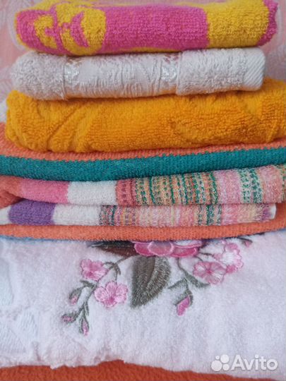 Махровые полотенца новые