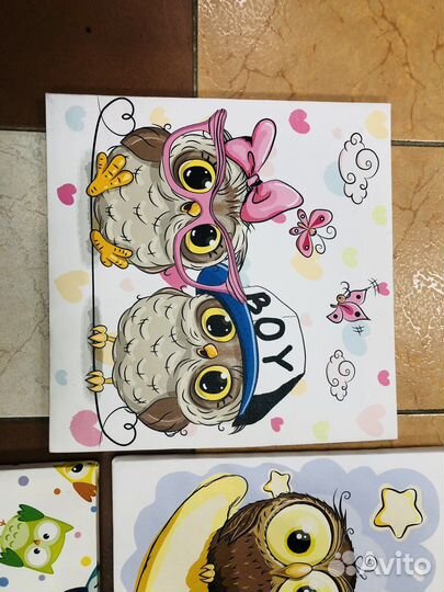 Набор картин на подрамнике