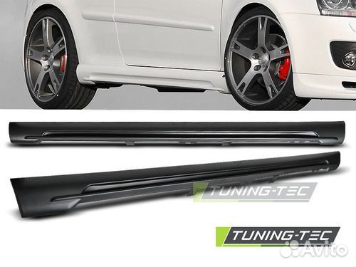 Накладки на пороги volkswagen jetta 5 Golf 5