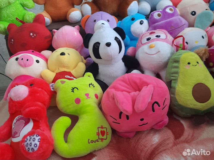Мягкие игрушки пакетом