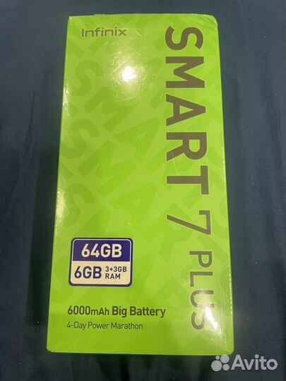 Infinix Smart 7 Plus, 3/64 ГБ