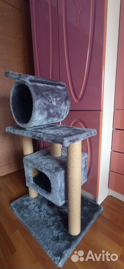 Домик для кошки с когтеточкой