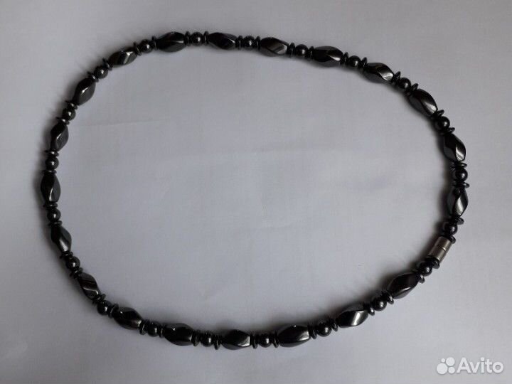 Гематитовые бусы