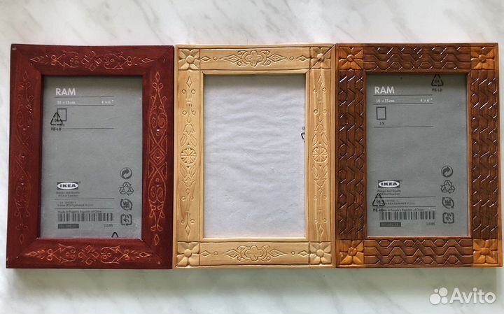 Рамка для фотографий IKEA с декором