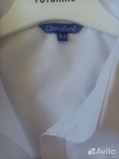 Рубашка белая на мальчика 146