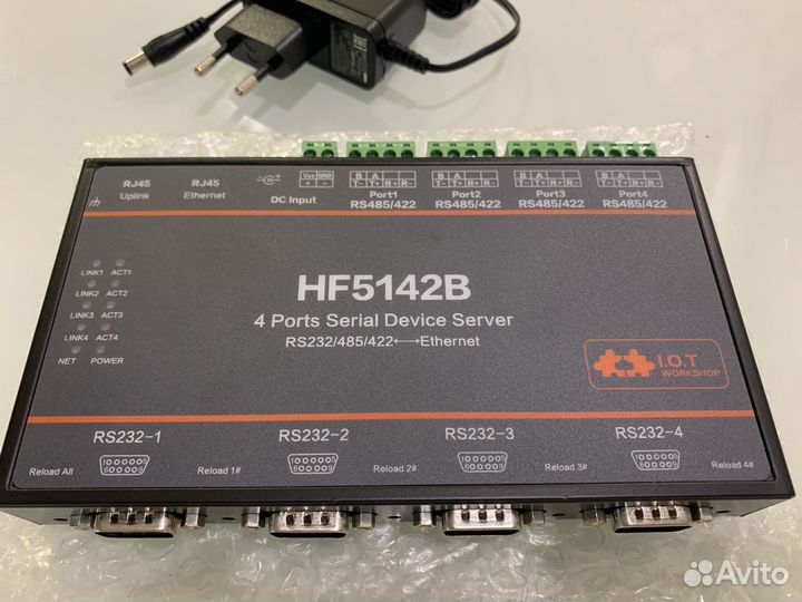 HF5142B 4-Ports Serial Device Server RS232/485/422