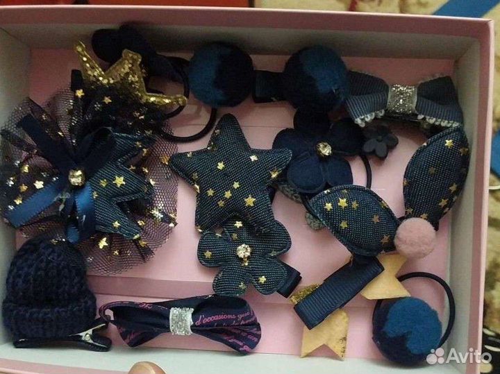 Набор резинок и заколок для девочек