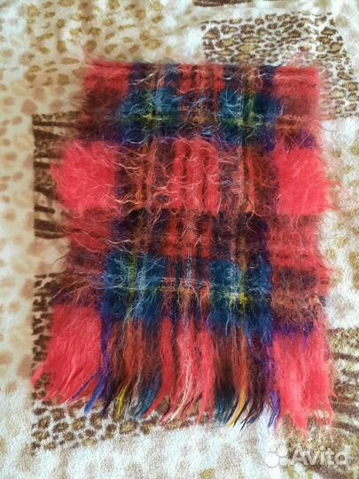 Мужской шарф махеровый