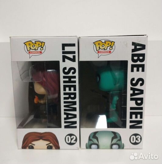 Funko Pop Hellboy: #02 Liz Sherman/#03 Abe Sapien