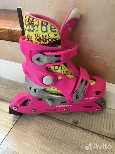 Роликовые коньки детские раздвижные
