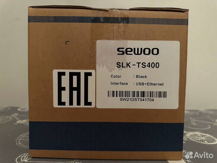 Термопринтер Sewoo SLK-TS400 UE (USB+Ethernet)