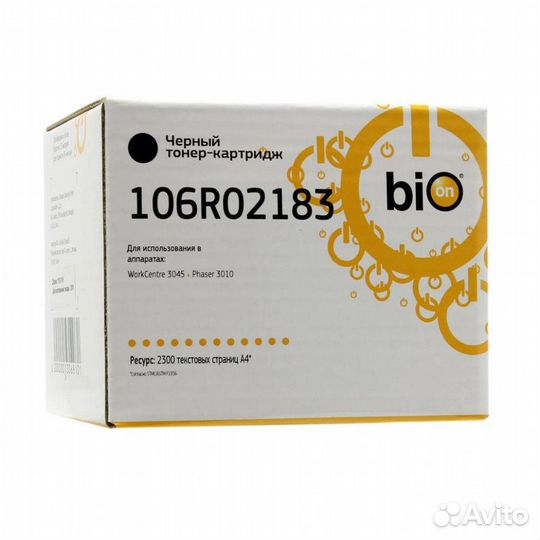 Картридж 106R02183 для Xerox Phaser WC 3010/3040/3