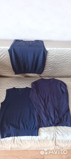 Для школы: брюки, поло, рубашки, кардиганы 9-12лет