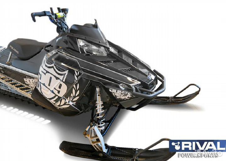 Бампер передний алюминиевый для снегохода Polaris