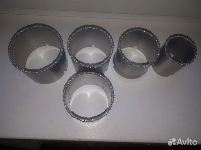 Коронка карбидная по керамике 5шт. СССР