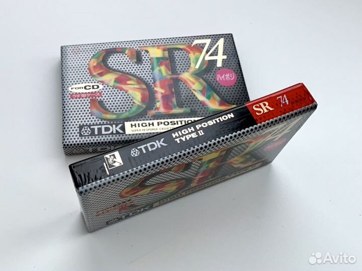 Аудио кассеты TDK SR 74 второй тип