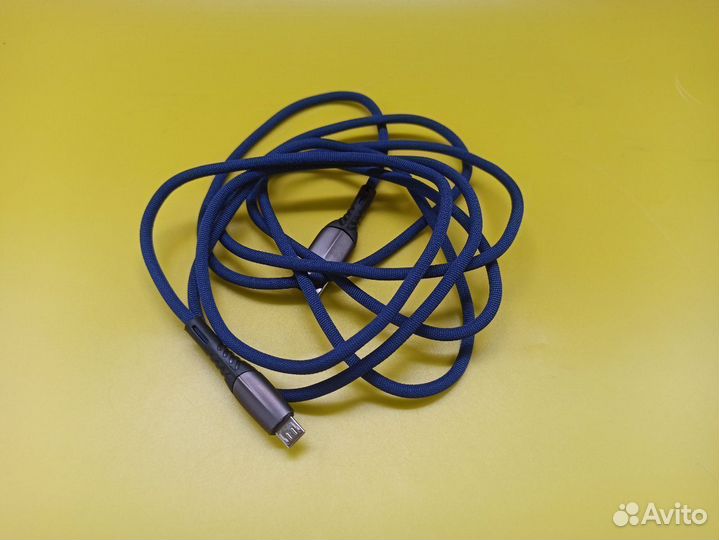 28518 Провод Micro USB в оплетке