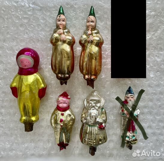 Елочные игрушки на прищепках