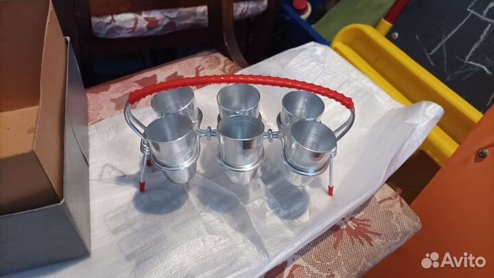 Набор столовой посуды, стопки, алюминий