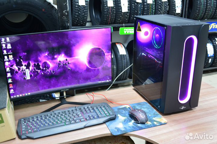 Игровой пк 8 ядер + MSI 470+16gb озу