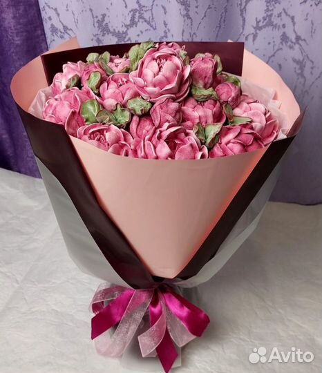 Съедобные букеты из зефира.Сладкий подарок