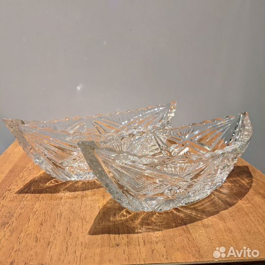Хрусталь СССР вазы, салатники