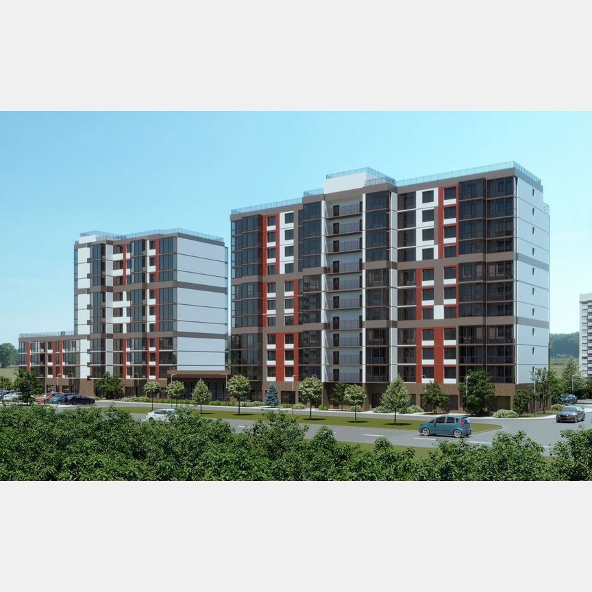 2-к. квартира, 51,8 м², 11/11 эт.