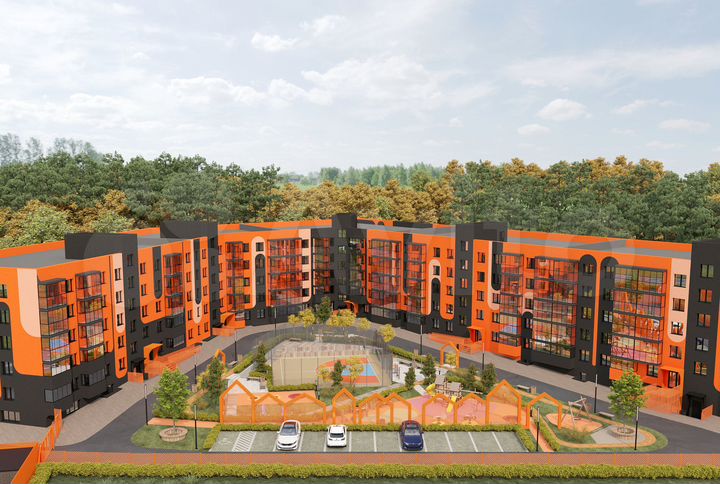 1-к. квартира, 38,1 м², 3/5 эт.