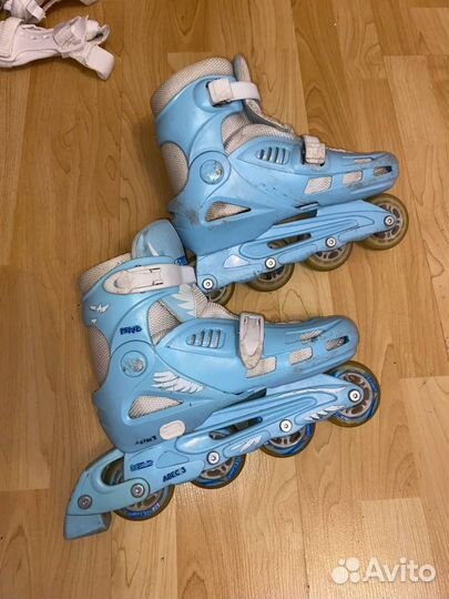 Роликовые коньки раздвижные (р. 34-38)