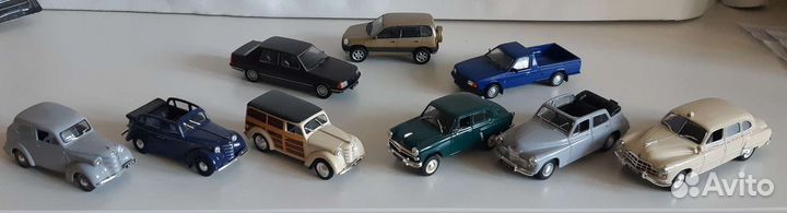 Модели 1/43 Автолегенды деагостини