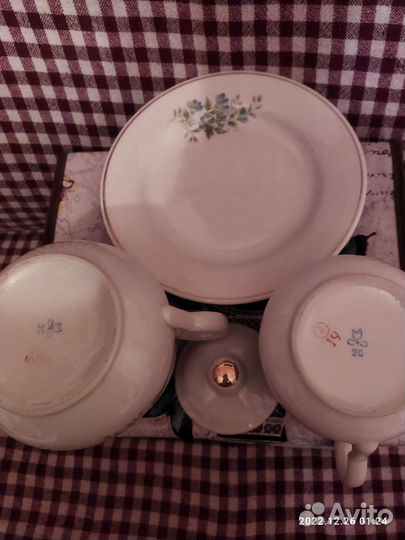 Чайный сервиз СССР (единичные предметы)