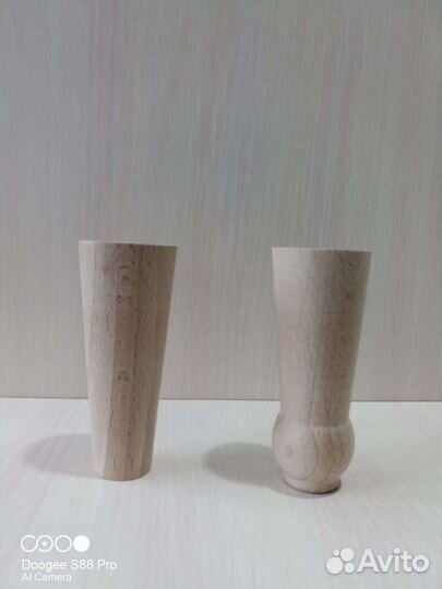 Мебельная опора, ножка деревянная