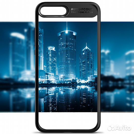 Чехол (бампер) Xiaomi Mi 6, черный, с прозрачной з