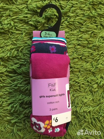 Набор колготок tesco (98)