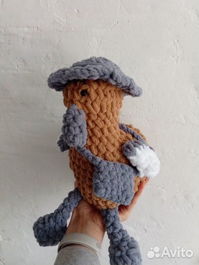 Вязанная игрушка Чайка