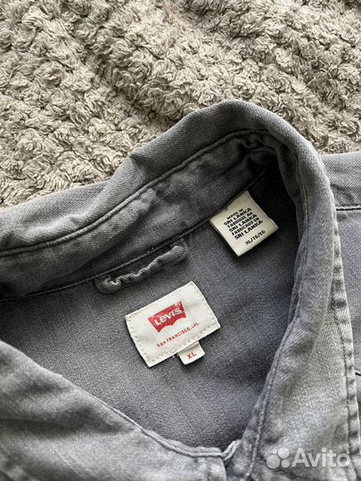 Джинсовая рубашка Levis XL