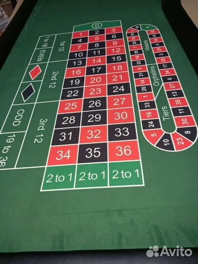 Покерный стол с рулеткой