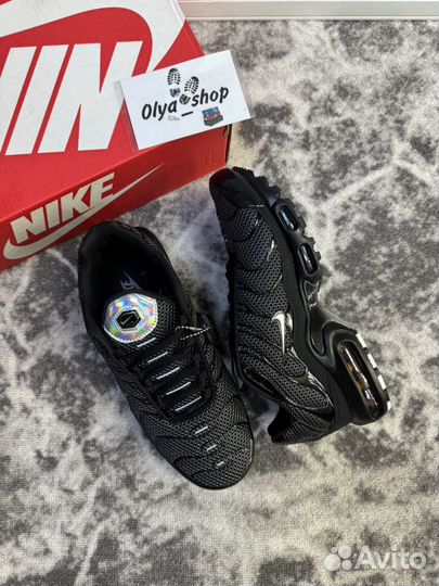 Кроссовки Nike tn plus «Black Silver»